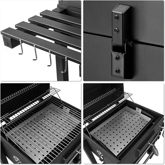 Garden Charcoal Grill with Lid MEJOR