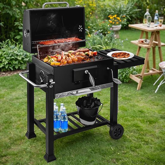 Garden Charcoal Grill with Lid MEJOR