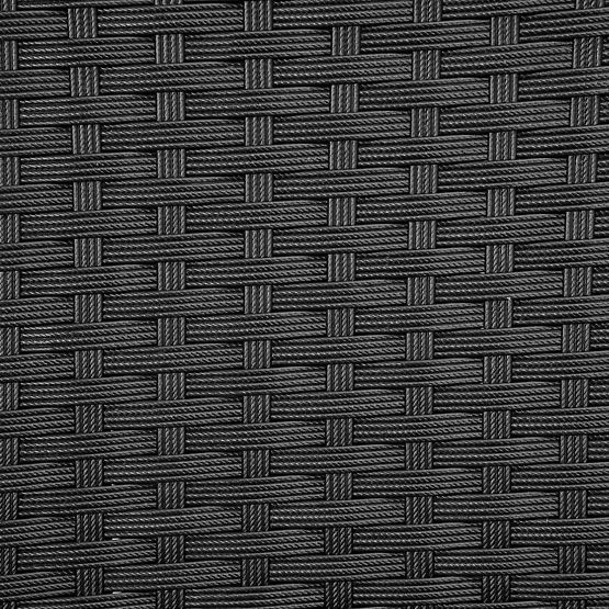 Garden Furniture Set 4-in-1 MAGNOLIA Black with Beige Cushions