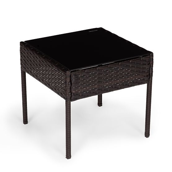 Garden Furniture Set from Technorattan 2 Chairs Table Dark Brown MultiGarden