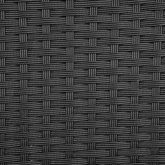 Garden Furniture Set from Technorattan MAGNOLIA Black with Grey Cushions