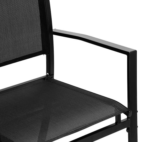 Garden Furniture Set GRACIOSA BLACK