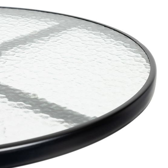 Garden Furniture Set: Table, 4 Chairs, Parasol