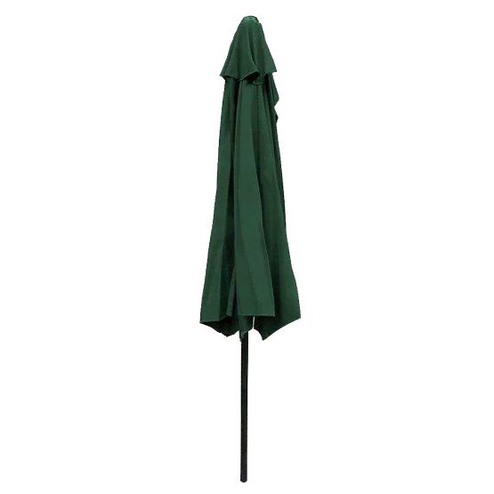 Garden Half-Umbrella Wall-Mounted for Terrace 2.7m Green