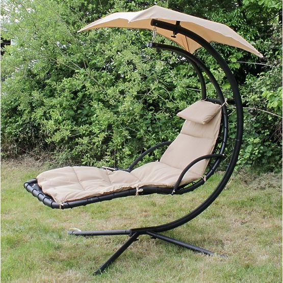 Garden Lounger Swing Rocking Chair Hanging Basket ModernHome