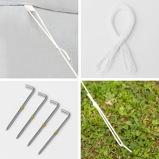 Garden Pavilion Tent 3x3 m Automatic Folding + 4 Side Walls MultiGarden