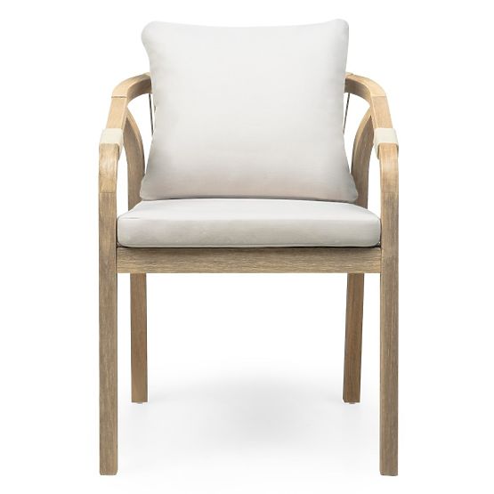 Garden Set Castello, Extendable Table 200-295 cm + 6 Woven Chairs, Acacia Wood FSC