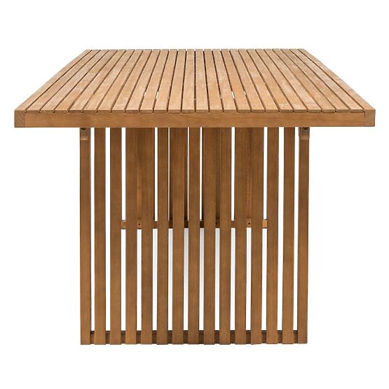 Garden Table Familis II 240 cm, Eucalyptus Wood FSC, Teak Look