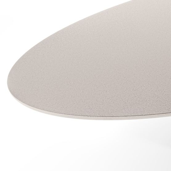Garden Table Vibonis 280 cm, Oval, Cement, Light Beige
