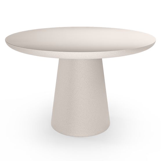 Garden Table Vibonis 280 cm, Oval, Cement, Light Beige