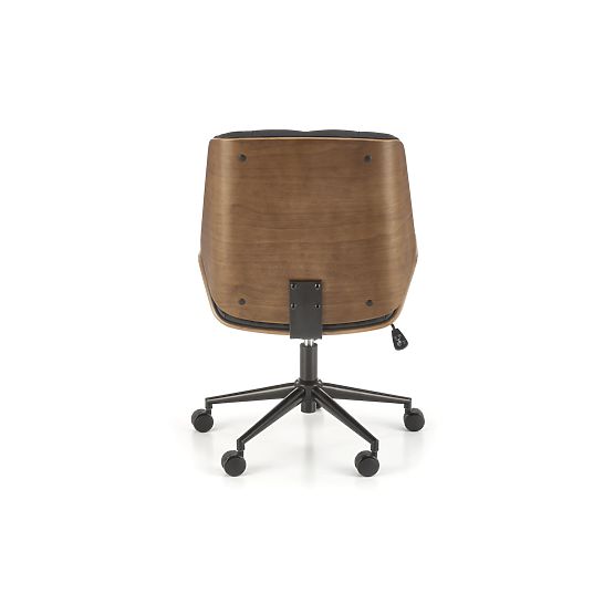 GAVIN Office Chair Walnut/Black (1p=1pc)