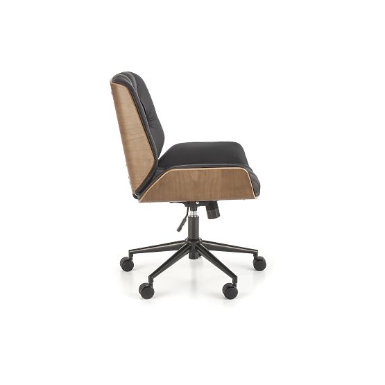 GAVIN Office Chair Walnut/Black (1p=1pc)