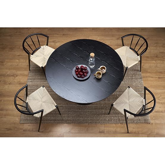 GINTER round table, black (2p=1pc)