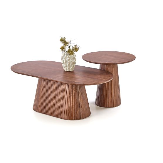 GISELA walnut coffee table (2p=1pc)