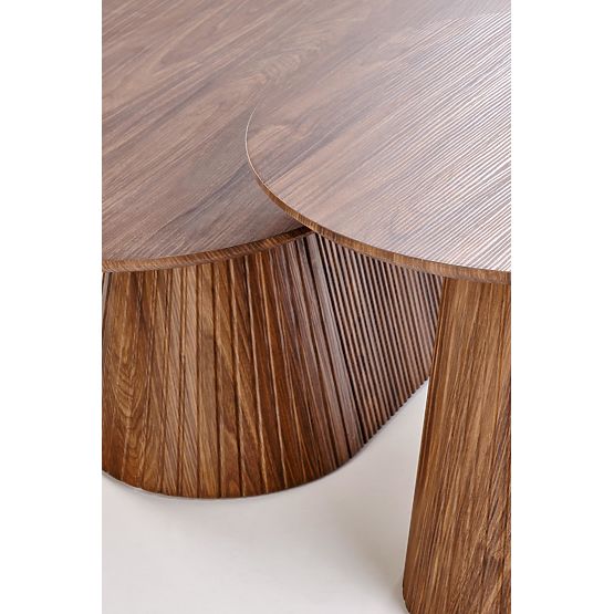 GISELA walnut coffee table (2p=1pc)