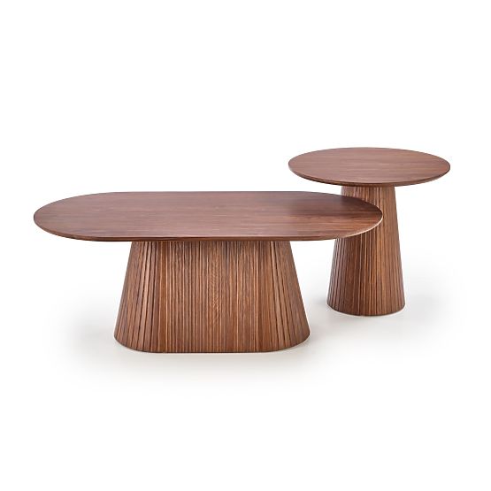GISELA walnut coffee table (2p=1pc)