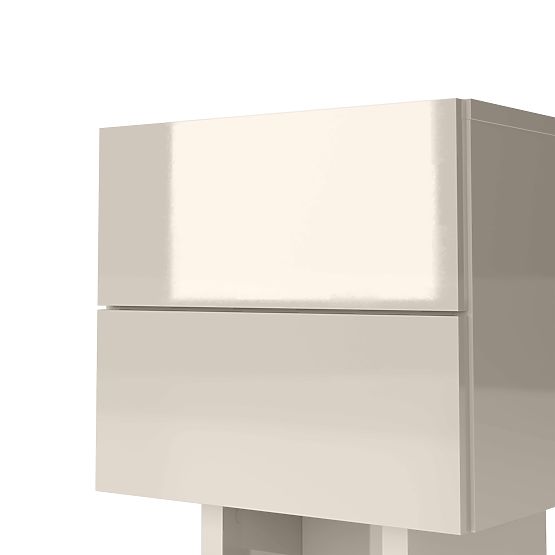 Glim Nightstand, Cashmere, Glossy