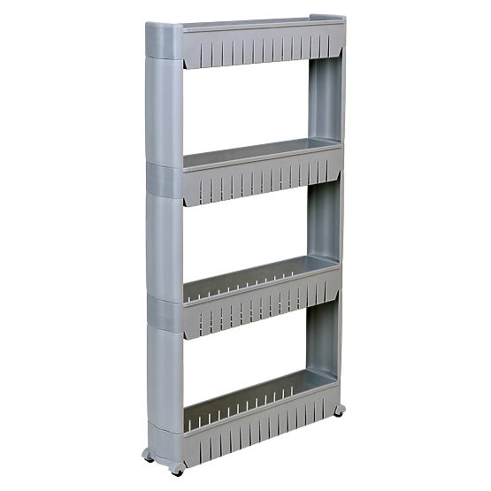 Gray Kitchen Bathroom Shelf 4 Levels Osmera