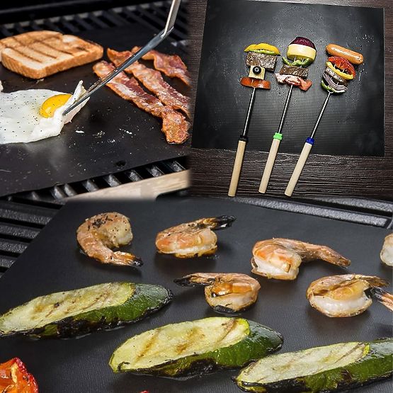 Grill Mat TAPIS Set of 4 Pieces