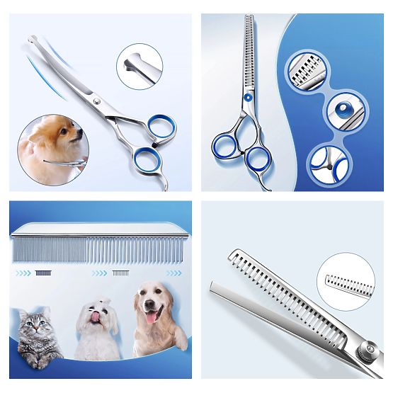 GROMMY Animal Scissors Set for Dogs and Cats