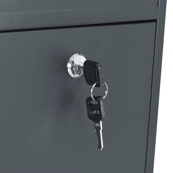 Gustav Anthracite Mailbox for Letters