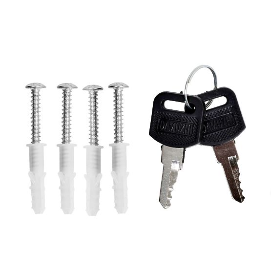 Gustav Black Letter Mailbox