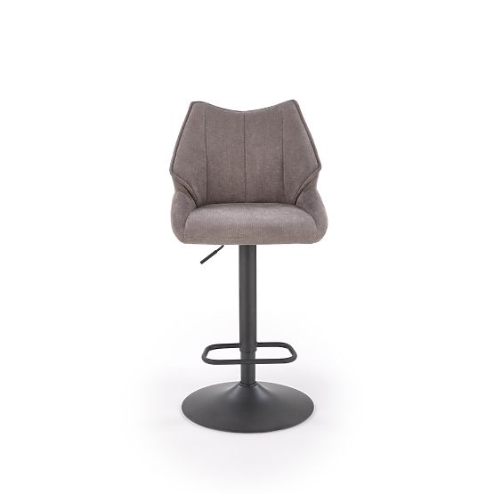 H122 bar stool legs - black, seat - gray (1p=2pcs)