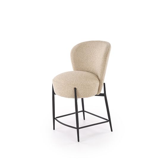 H126 Beige Bar Stool (1p=2 pcs)