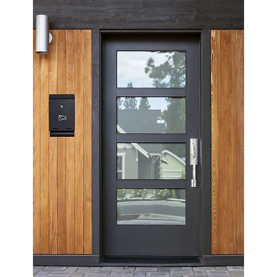 Hadvar Black Letter Mailbox