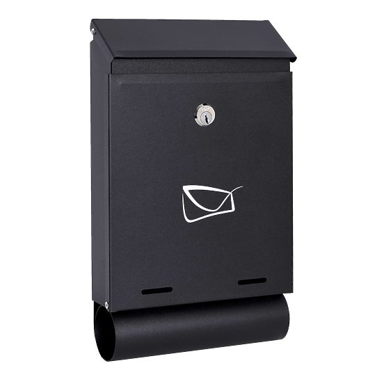Hadvar Black Letter Mailbox