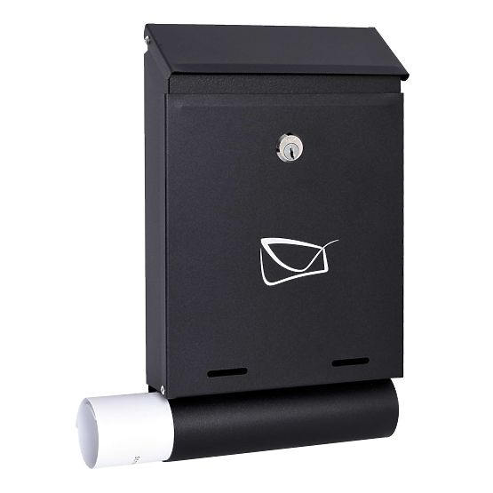 Hadvar Black Letter Mailbox
