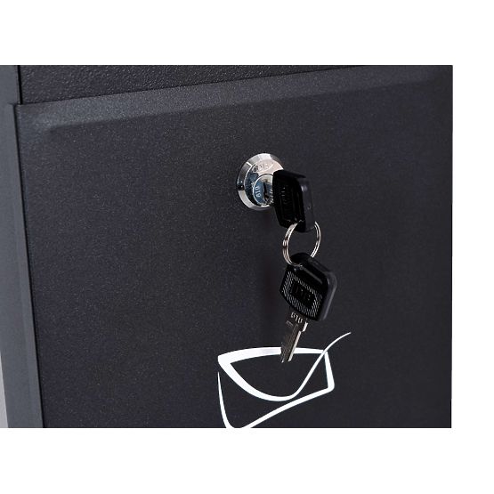 Hadvar Black Letter Mailbox