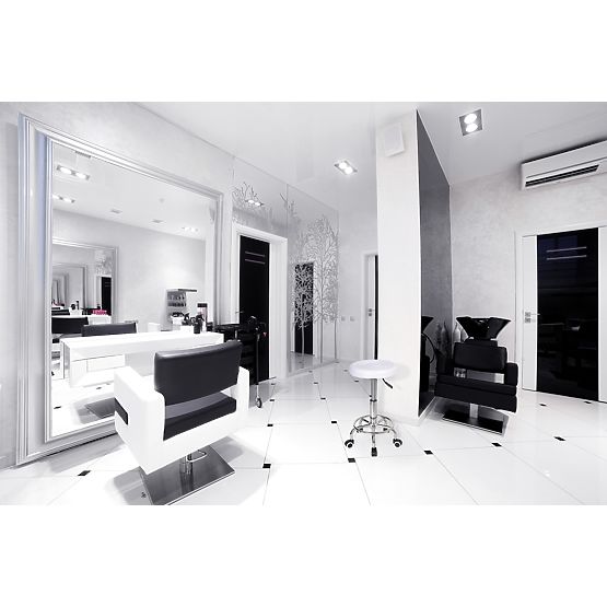 Hairdressing Cosmetic Stool MONZA White