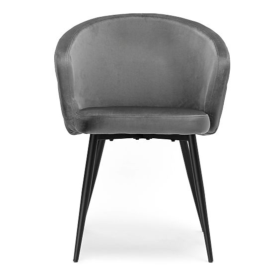HAMPTON Velvet Graphite Chair