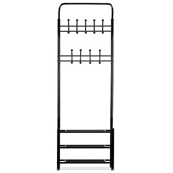 Hanger with shelf for shoes - Black