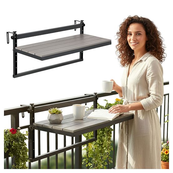 Hanging Balcony Table AGATTI BIS STONEWOOD