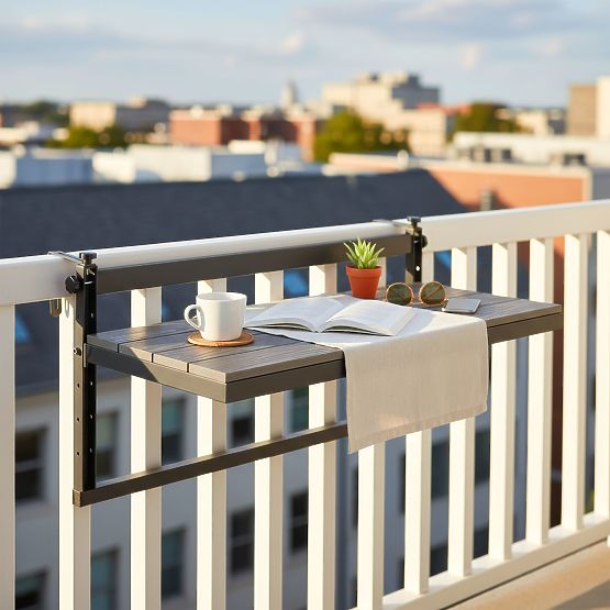 Hanging Balcony Table AGATTI BIS STONEWOOD