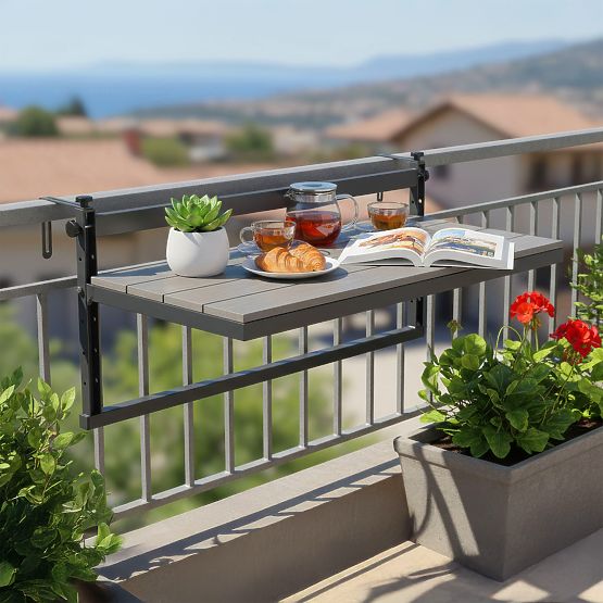 Hanging Balcony Table AGATTI BIS STONEWOOD