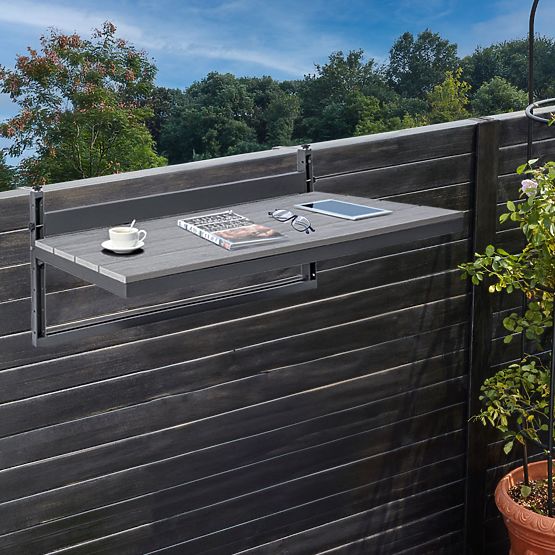 Hanging Balcony Table AGATTI STONEWOOD
