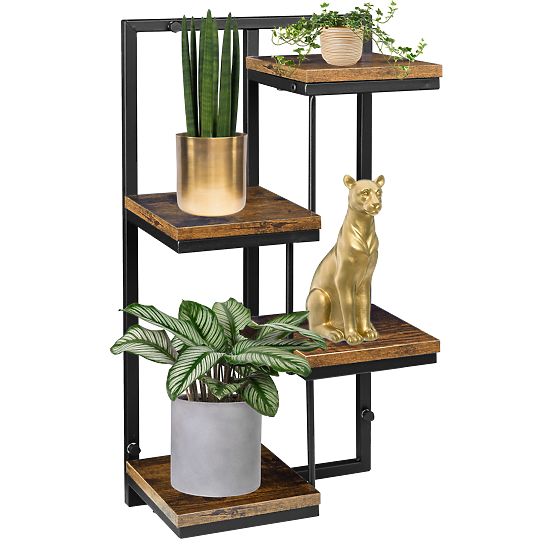 Hanging Black Planter Hagart Rustic Old Oak
