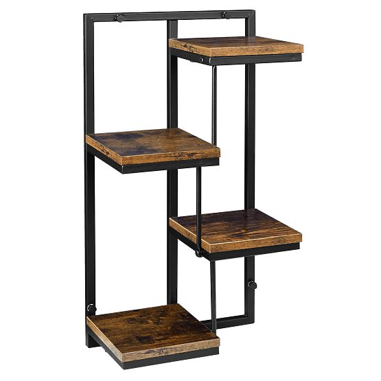 Hanging Black Planter Hagart Rustic Old Oak