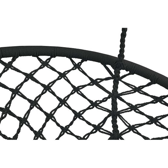 Hanging Chair Stork Nest LAGOS Black with Cushions