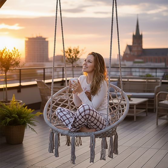 Hanging Chair Stork's Nest TOGO Grey