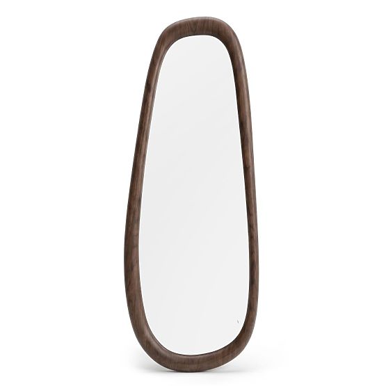 Hanging Mirror Aqila, Dark Walnut