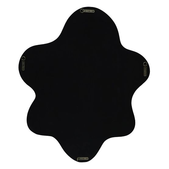 Hanging Mirror Izzi, Irregular, Light Green, Glossy