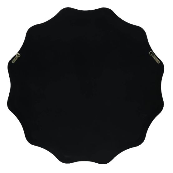 Hanging Mirror Luppo, Green-Grey, Glossy