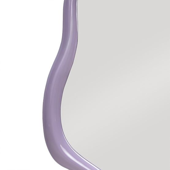 Hanging Mirror Maluma, Lilac, Glossy