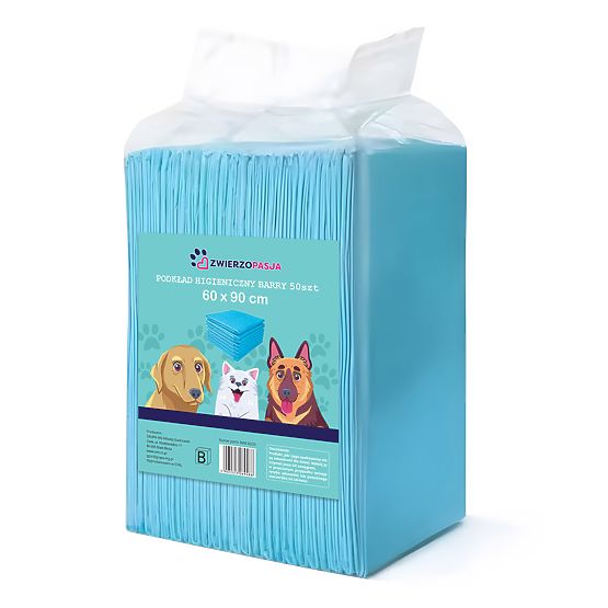 Hygienic Pads for Animals BARRY 60x90 50 pcs