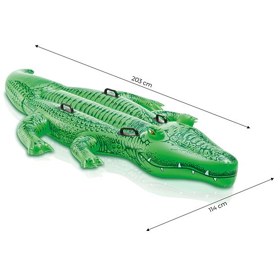 Inflatable Crocodile Swimming Mattress with Handles 203x114 cm INTEX 58562