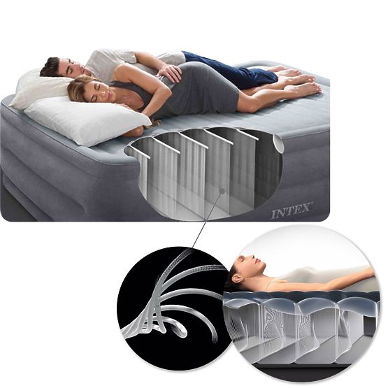 Inflatable Sleeping Mattress 203x152 cm Double Bed INTEX 64143